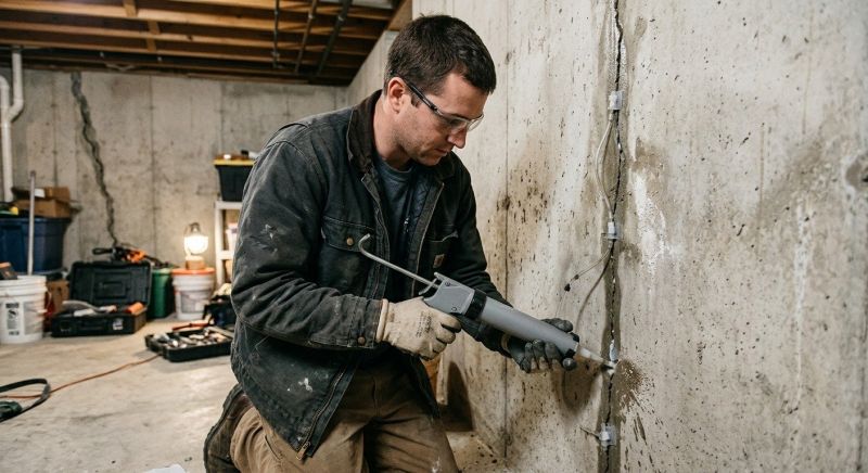 Basement Crack Repair in Longmont, CO