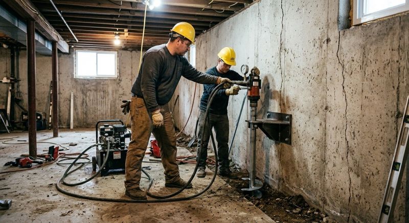 Basement Stabilization in Longmont, CO