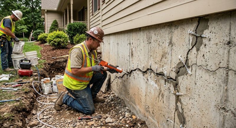 Cracked Foundation Repair in Berthoud, CO