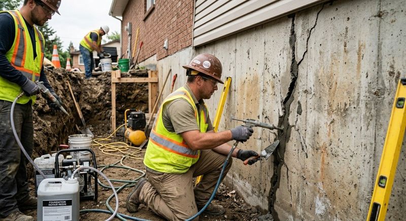 Cracked Foundation Repair in Nederland, CO