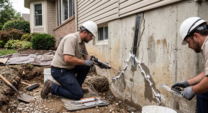 Foundation Cracks Repair in Longmont, CO