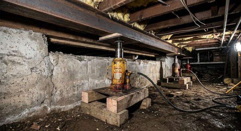Foundation Jacking in Berthoud, CO