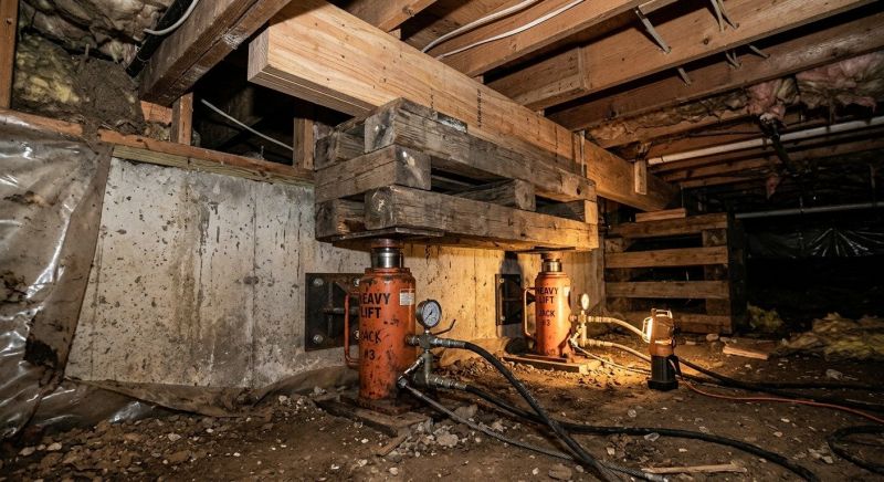 Foundation Jacking in Louisville, CO