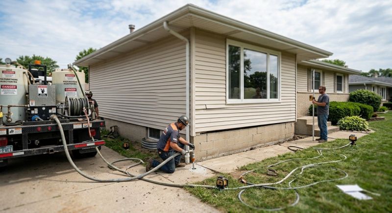 Foundation Lifting in Arvada, CO