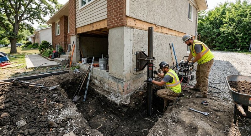 Foundation Pier Repair in Longmont, CO