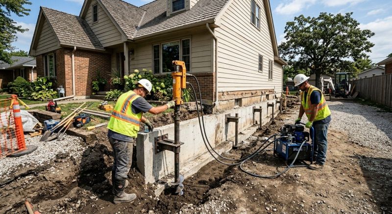 Foundation Stabilizing in Arvada, CO