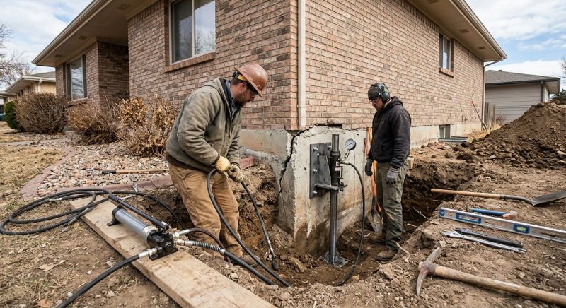 Foundation Stabilizing in Milliken, CO