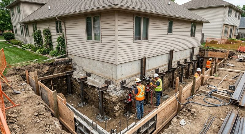 Foundation Underpinning in Longmont, CO