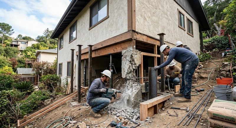 Foundation Underpinning in Longmont, CO