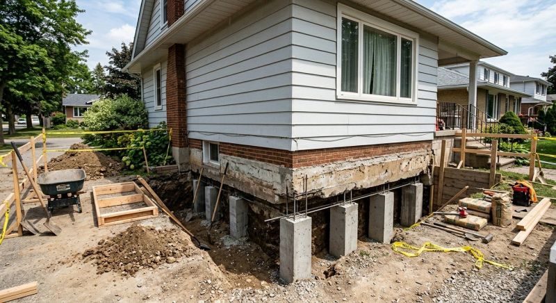Foundation Underpinning in Longmont, CO