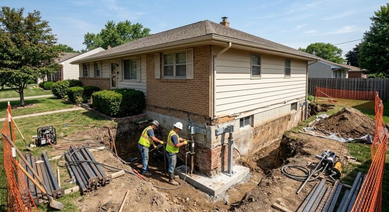 House Underpinning in Longmont, CO