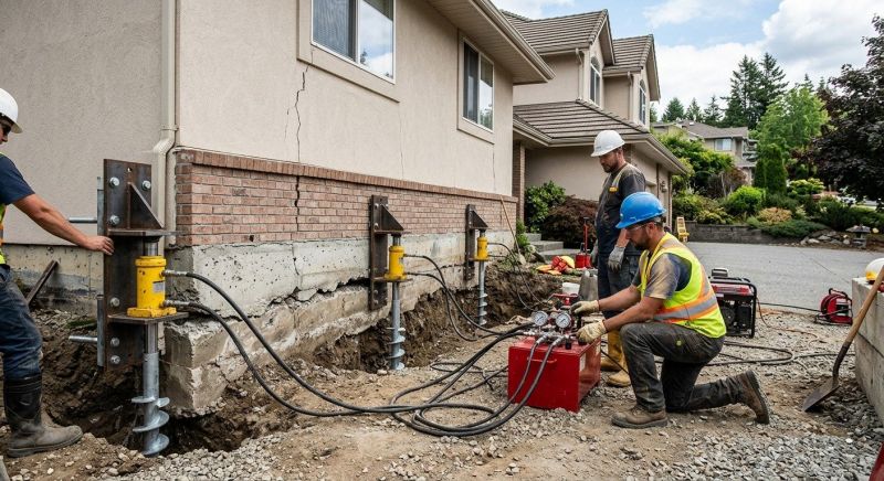 Sinking Foundation Lifting in Longmont, CO