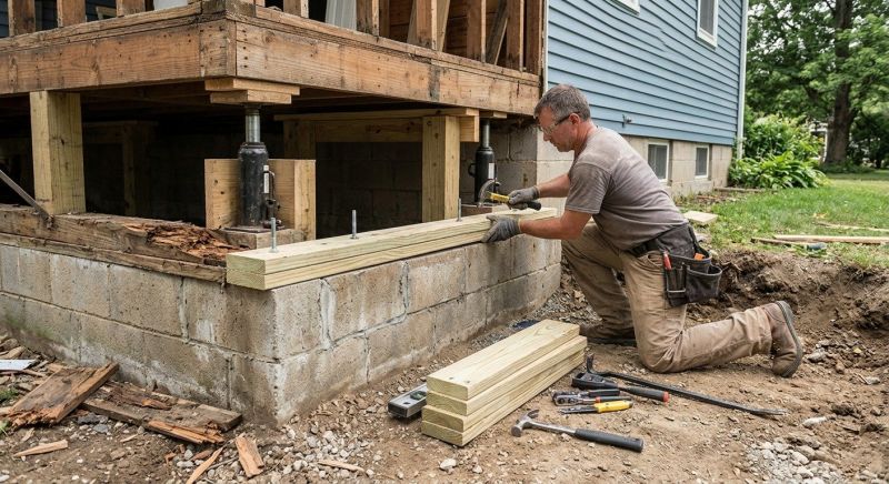 Sinking Foundation Repair in Arvada, CO
