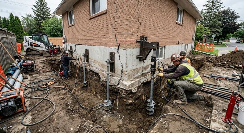 Sinking Foundation Repair in Broomfield, CO