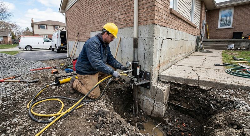 Sinking Foundation Repair in Longmont, CO